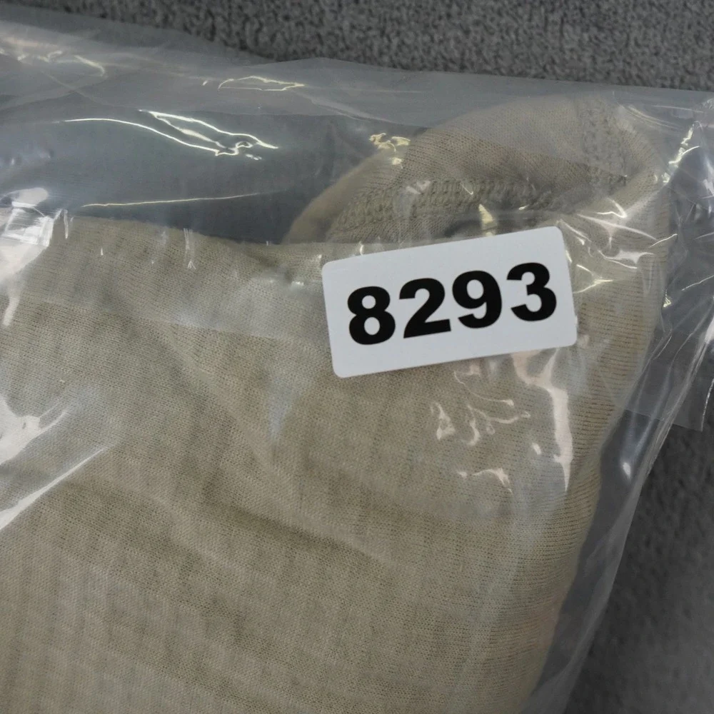 VTG Polartec Thermal Base Layer Pants Men Large? Tan Waffle Grid Fleece Made USA